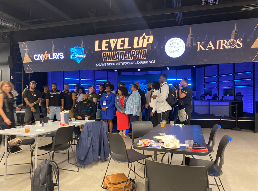Guests gathered during a private event
